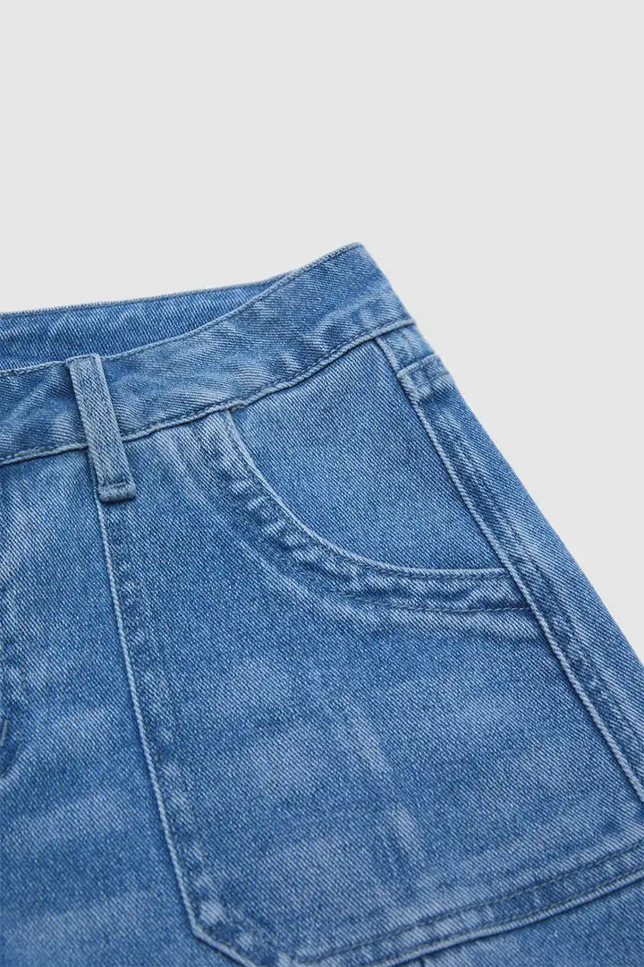 Freya | Cropped Stretch Denim Jeans