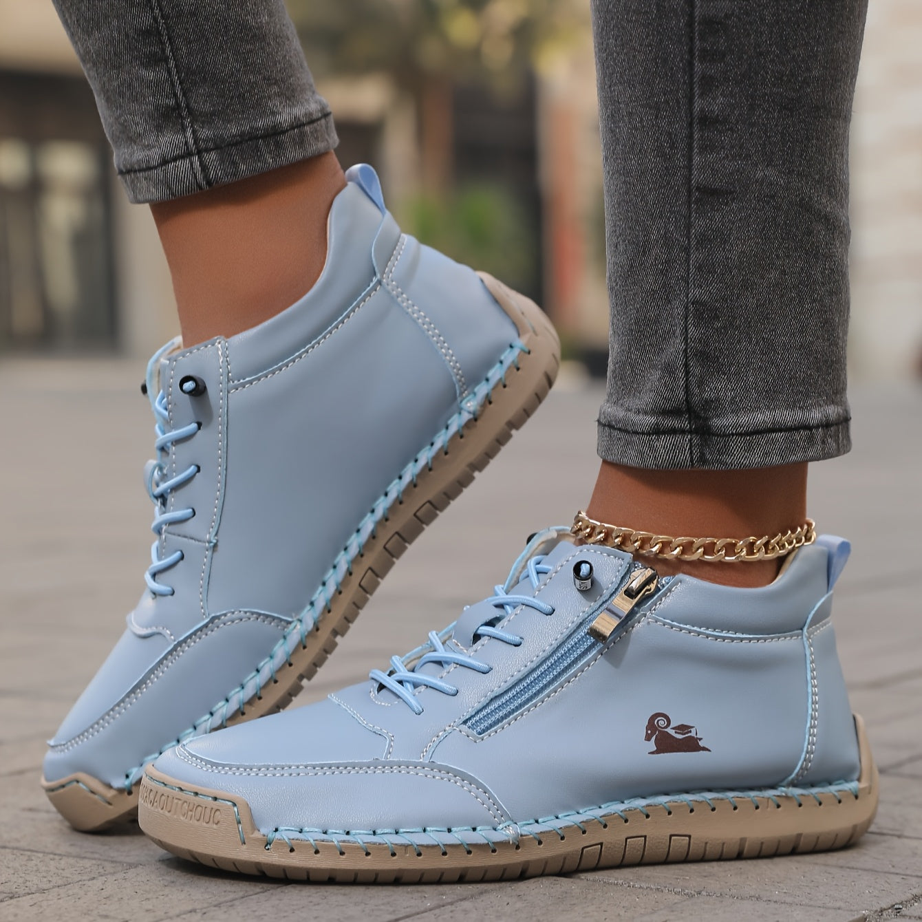 Mila — Comfortable Trainers with side zip