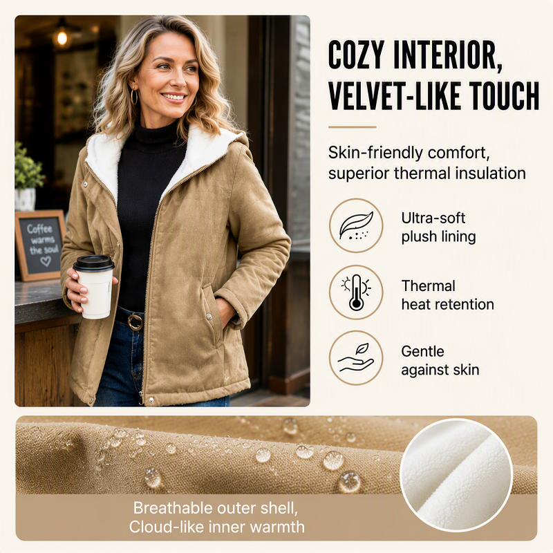 Annie | Padded Winter Jacket with Hood
