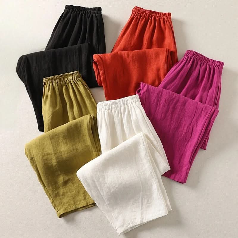 SOPHIA FLOW COTTON LINEN PANTS