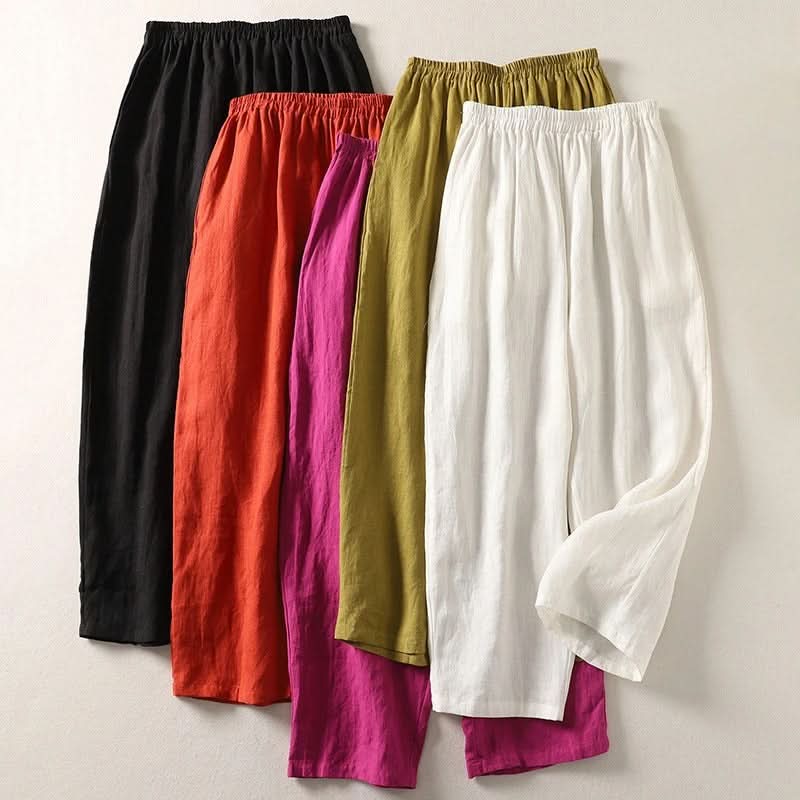 SOPHIA FLOW COTTON LINEN PANTS
