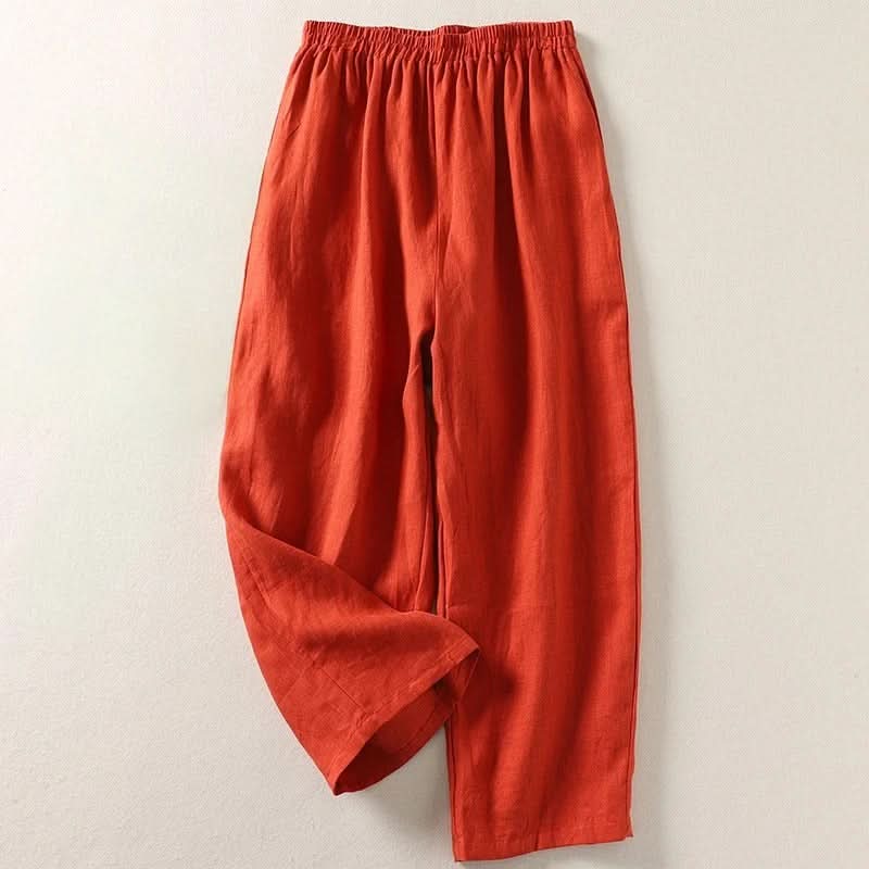 SOPHIA FLOW COTTON LINEN PANTS