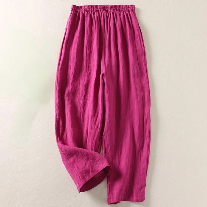 SOPHIA FLOW COTTON LINEN PANTS