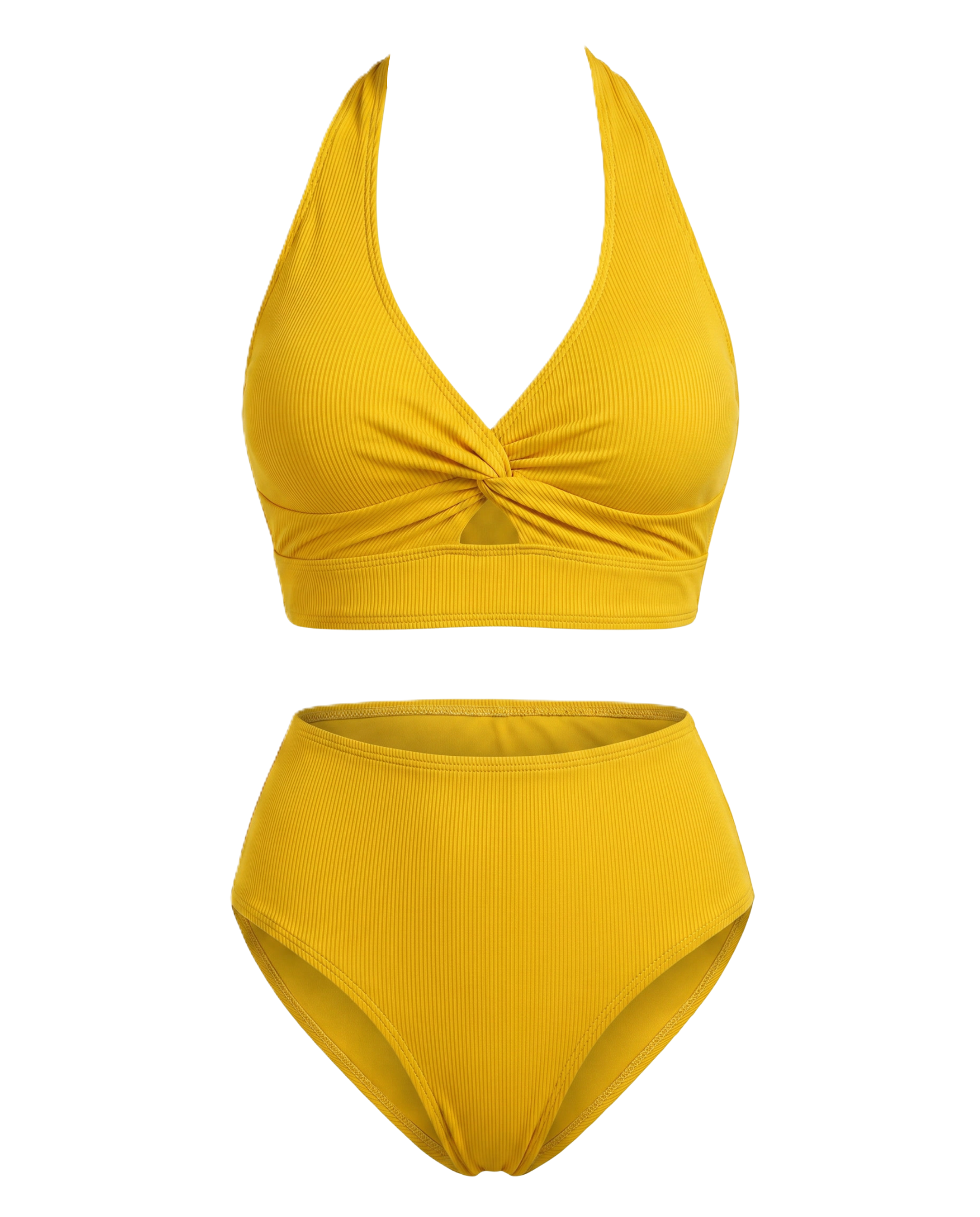 Coral | Wave Form Bikini