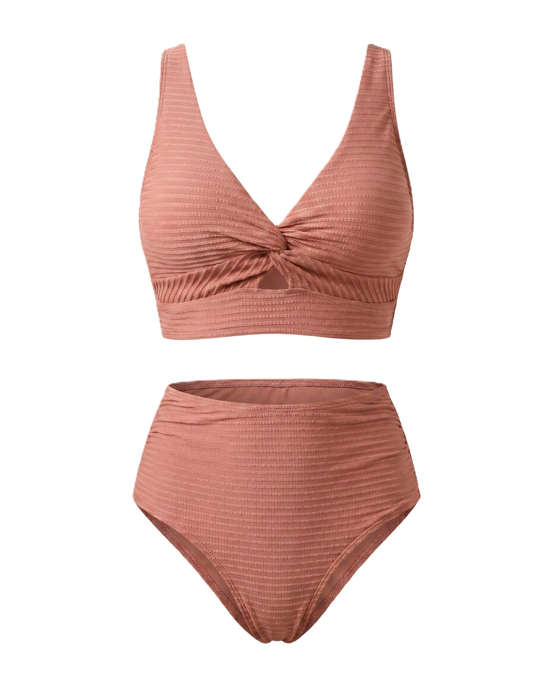 Coral | Wave Form Bikini