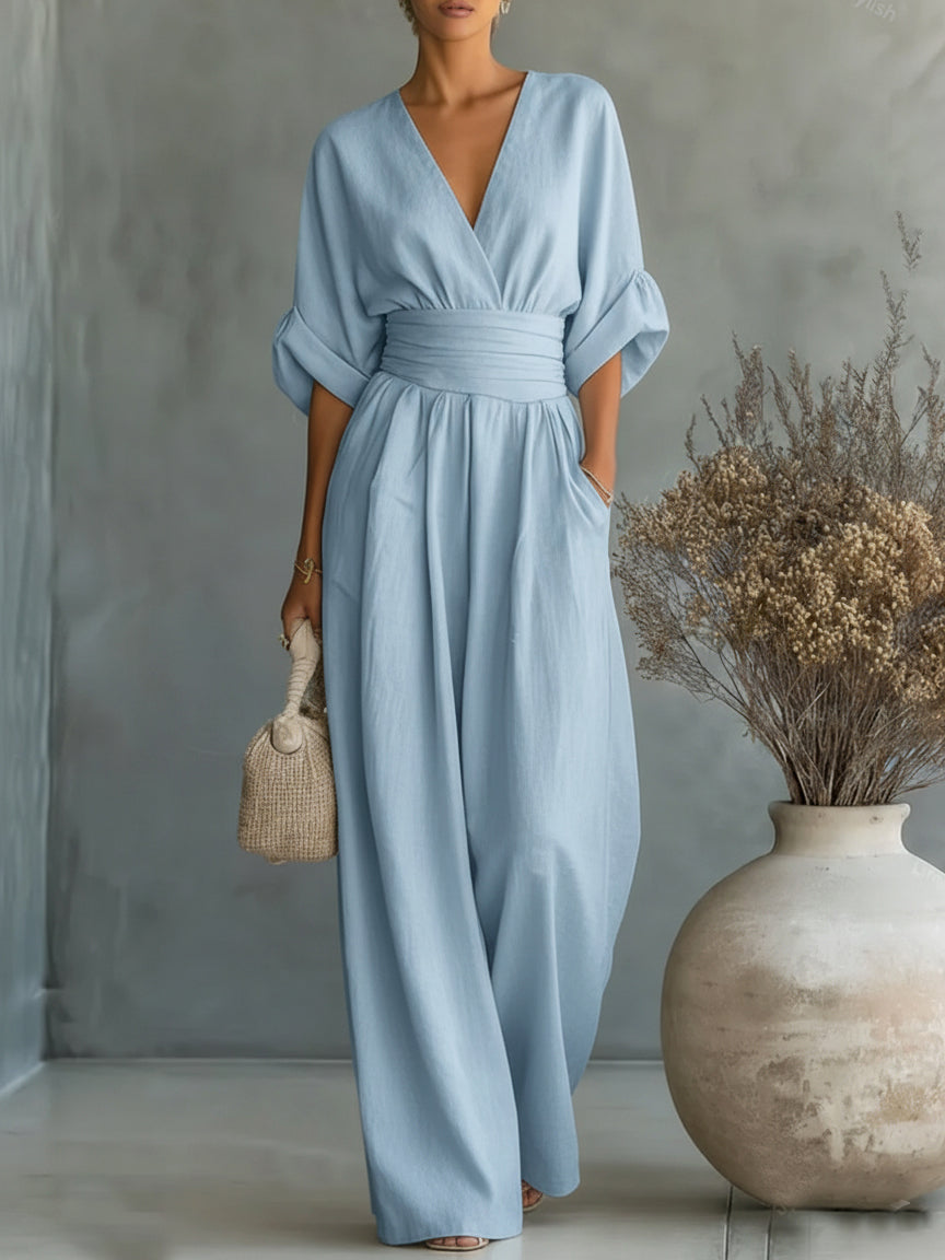 Sienna | Essential V-Neck Jumpsuit