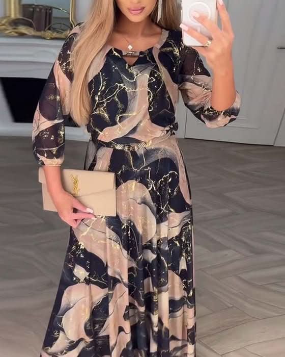 CAPRI SOFT DRAPE DRESS