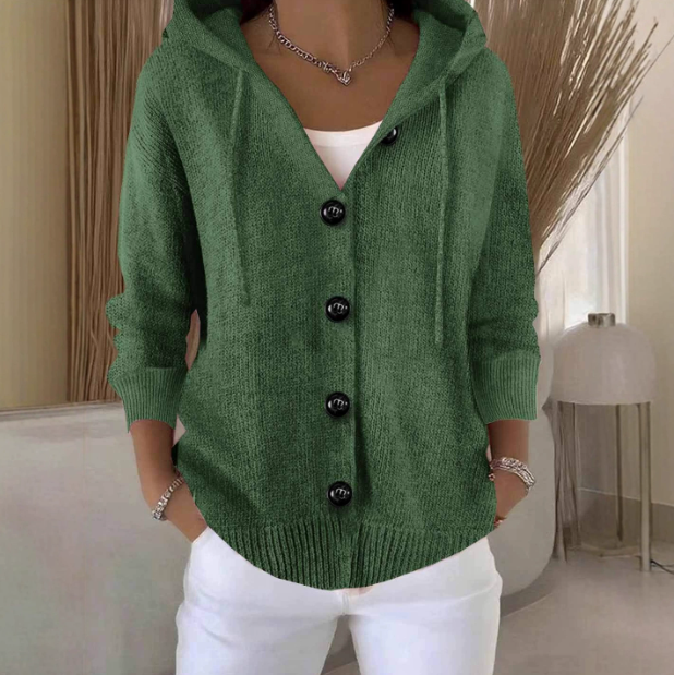 Hailey | Long-Sleeve Solid-Colour Cardigan