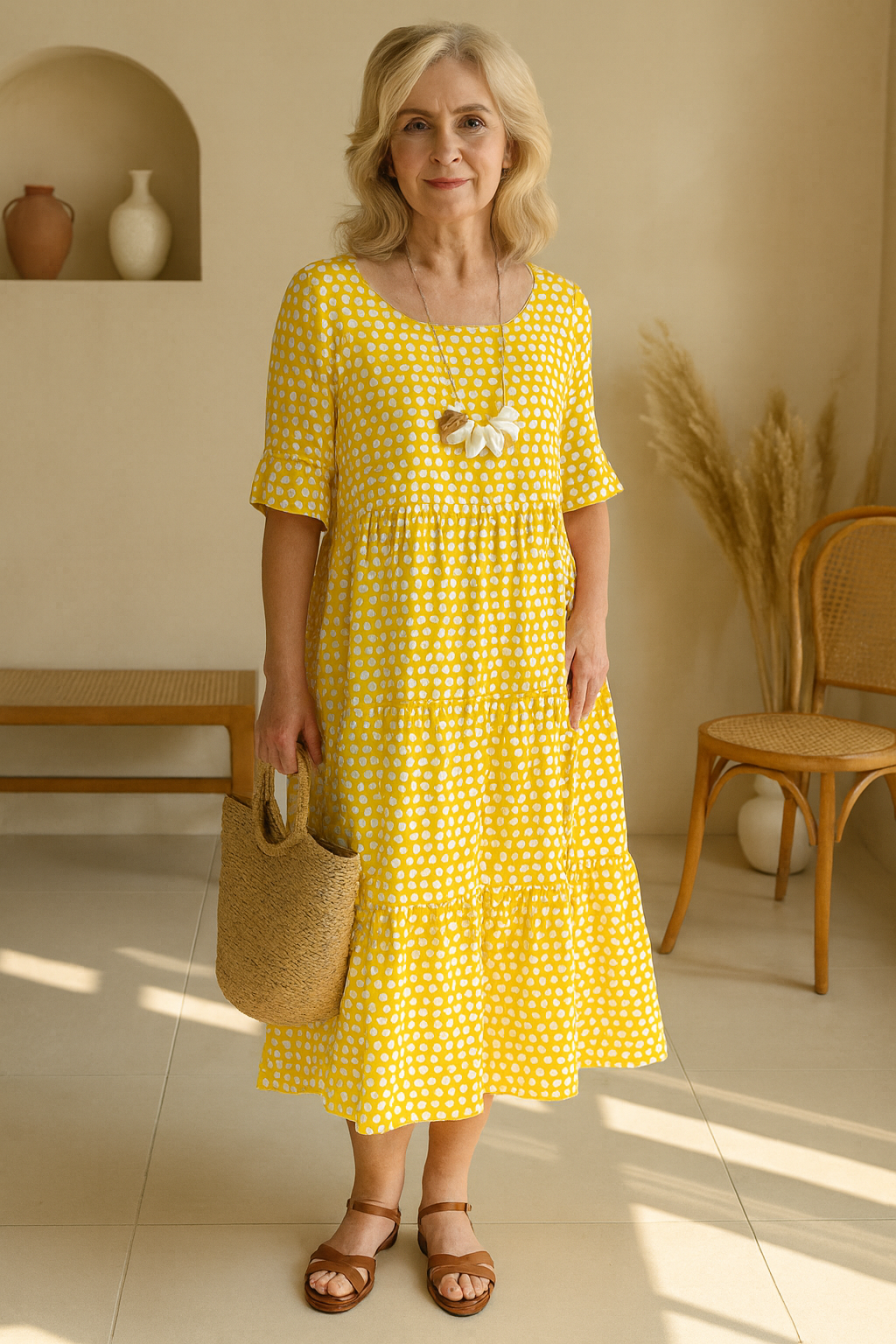 LIVIA ELEGANT MIDI DRESS