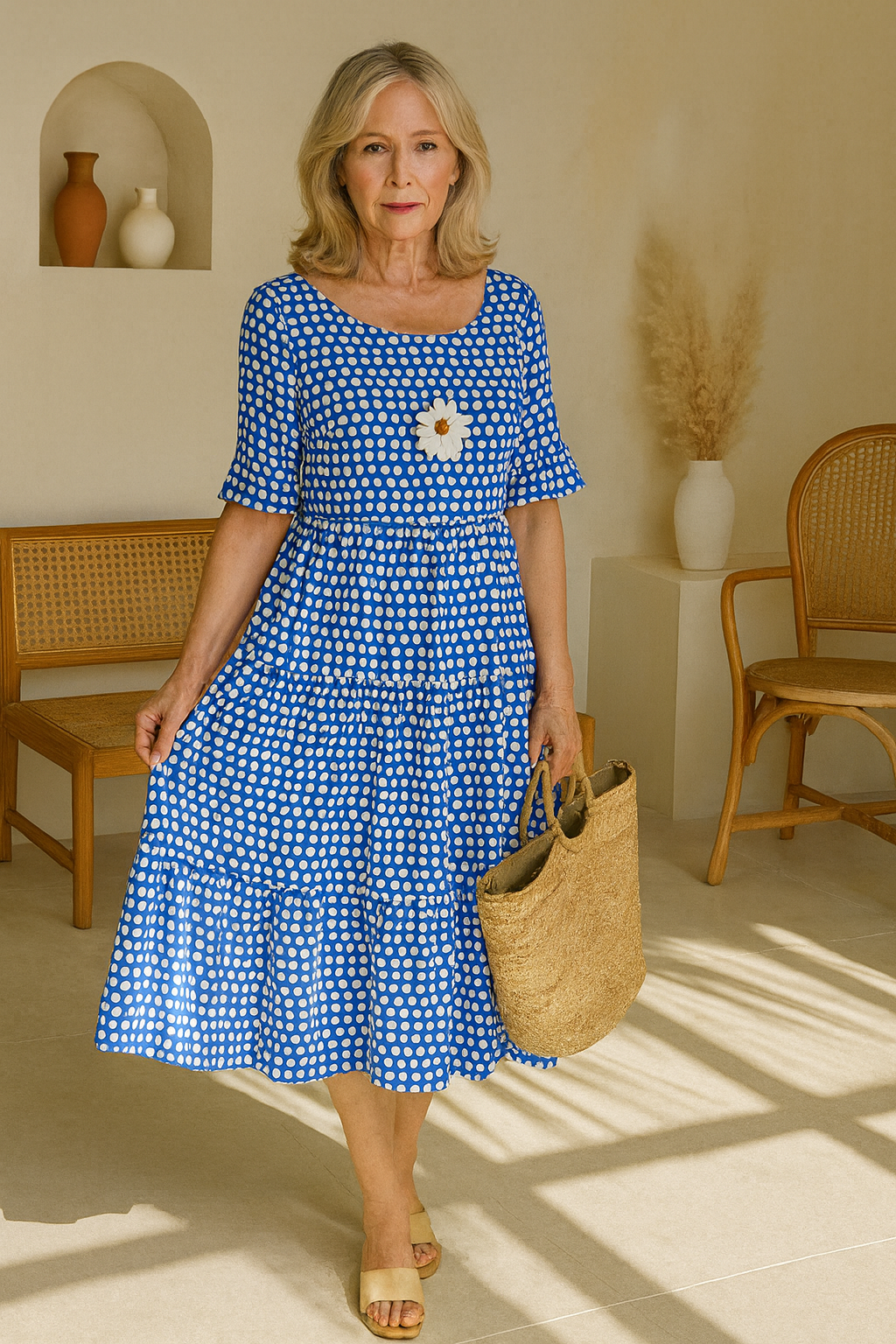 LIVIA ELEGANT MIDI DRESS