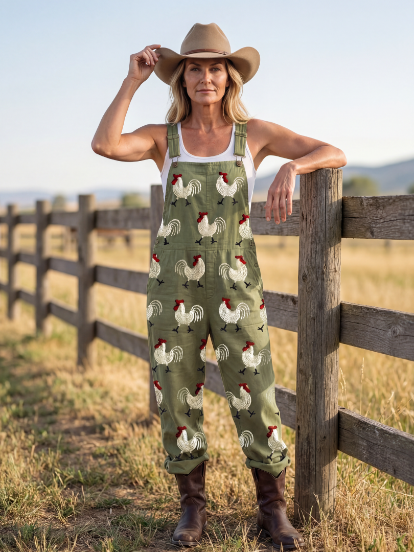 Cleo | Sage Green Printed Wide-Leg Jumpsuit