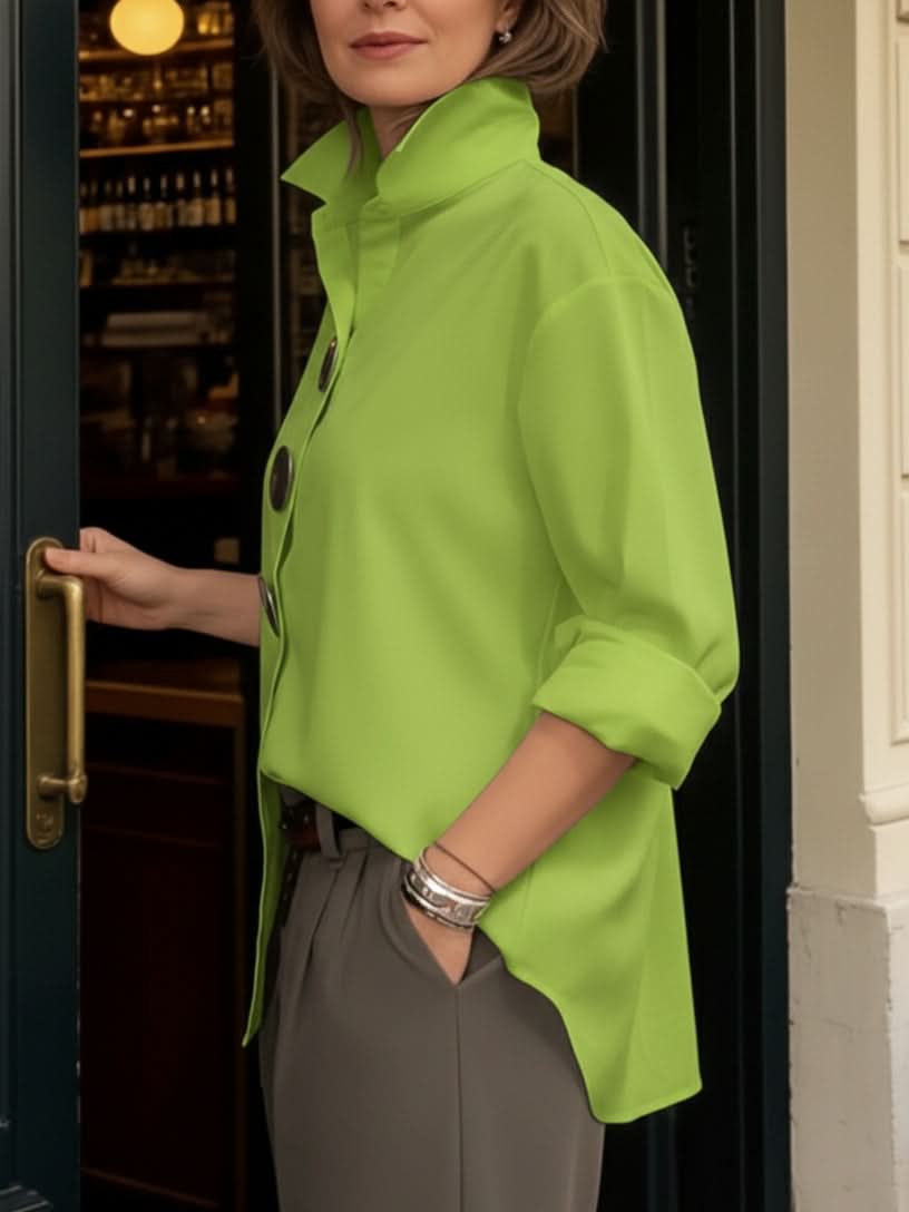 VERA ELEGANT COLLAR BLOUSE