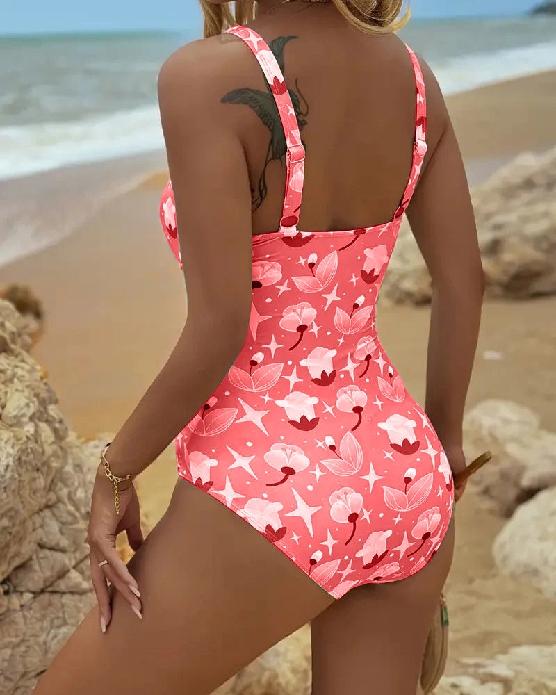 Clara | Printed Tankini in One Piece