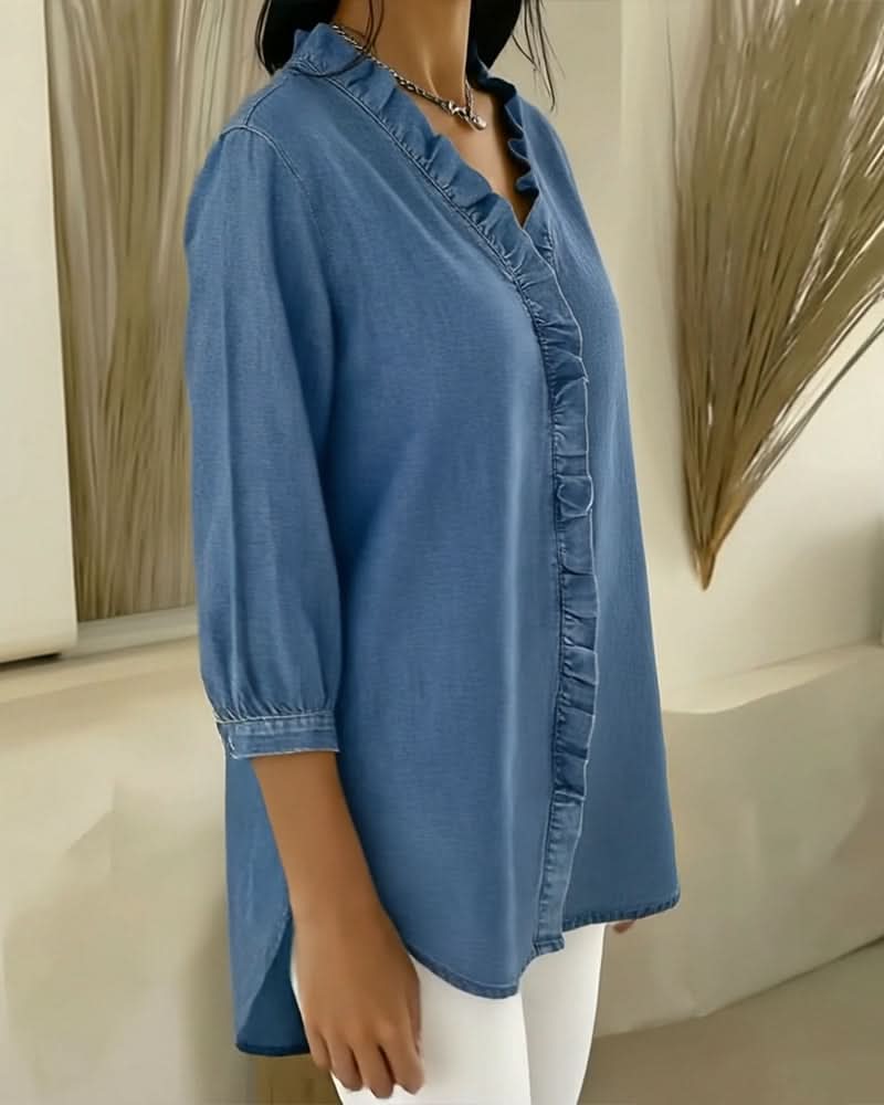 CELESTE RUFFLE TOP