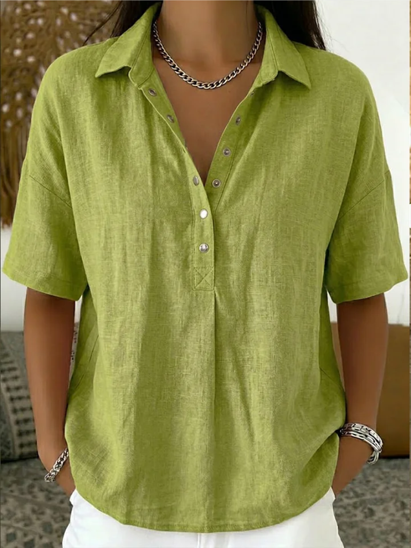 MARISTELLE BUTTON BLOUSE