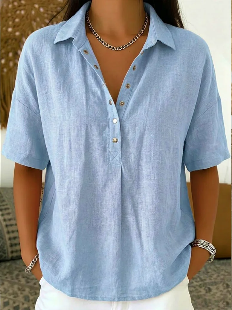 MARISTELLE BUTTON BLOUSE