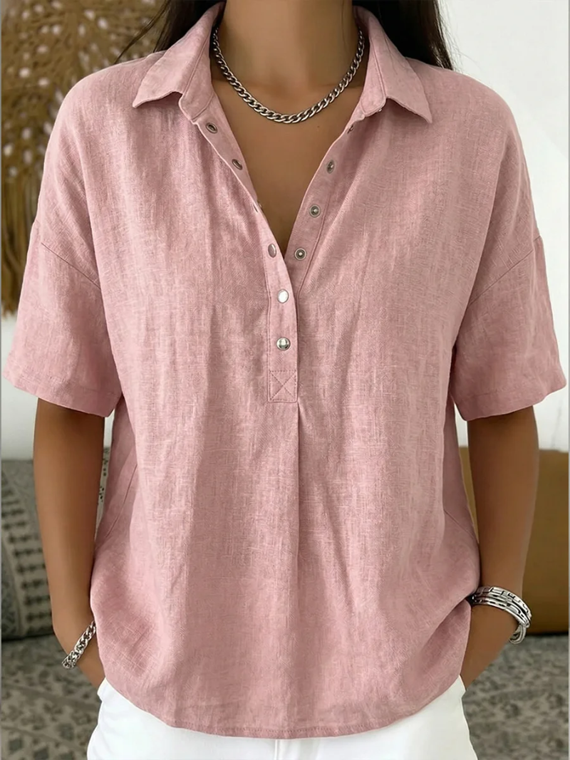 MARISTELLE BUTTON BLOUSE