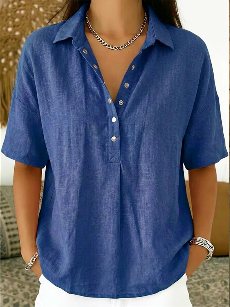 MARISTELLE BUTTON BLOUSE