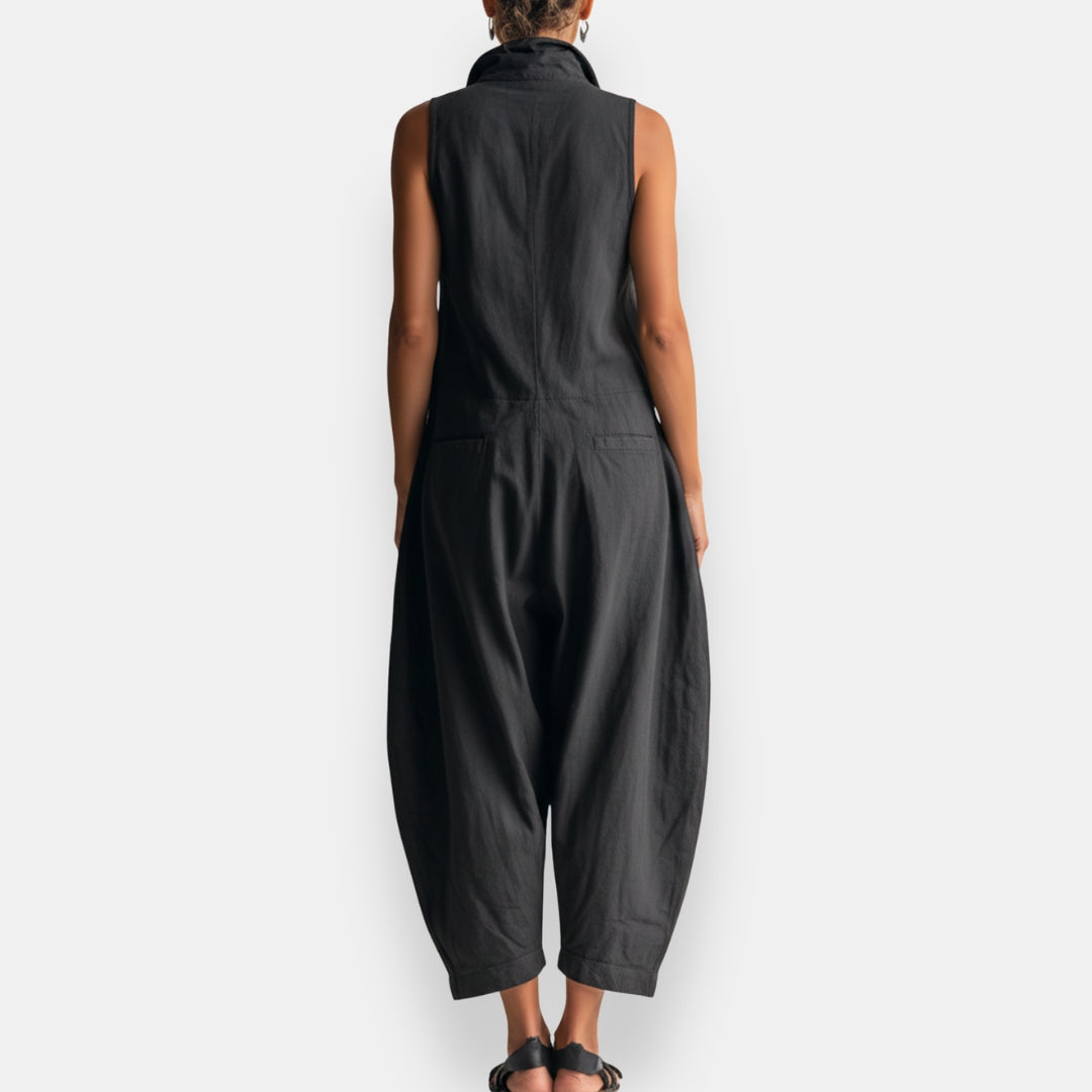 Odile | Sleeveless oversized jumpsuit