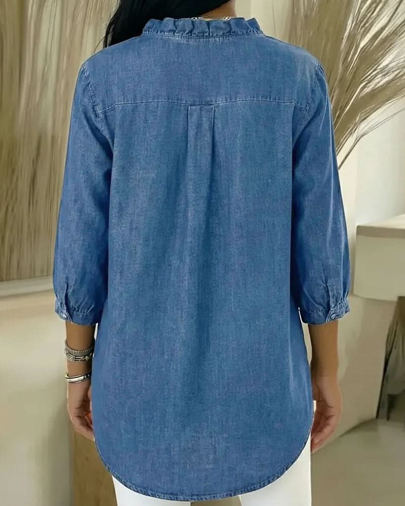 CELESTE RUFFLE TOP