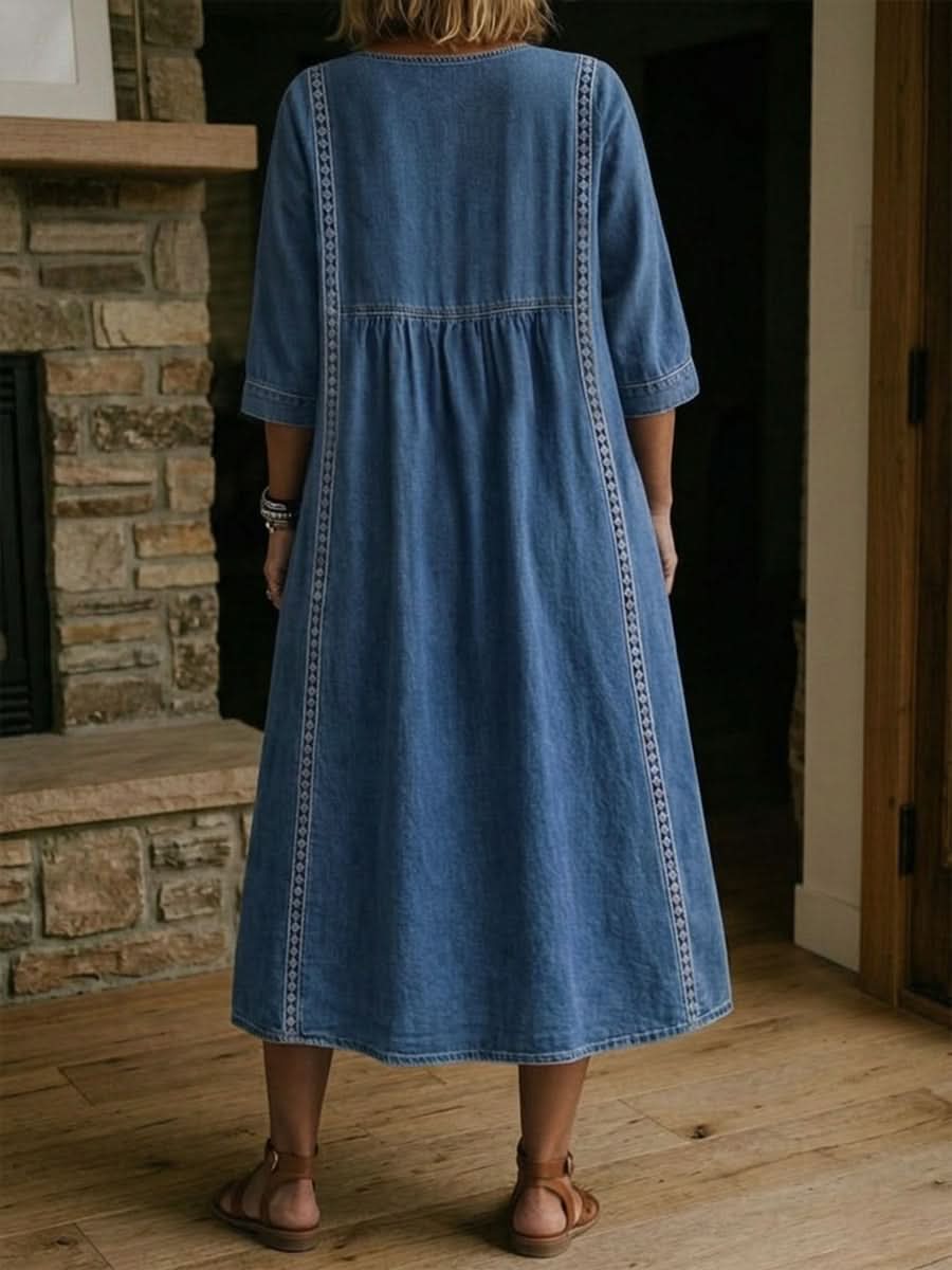 DAISY LACE TRIM DRESS