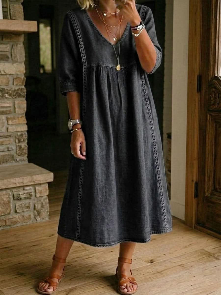 DAISY LACE TRIM DRESS