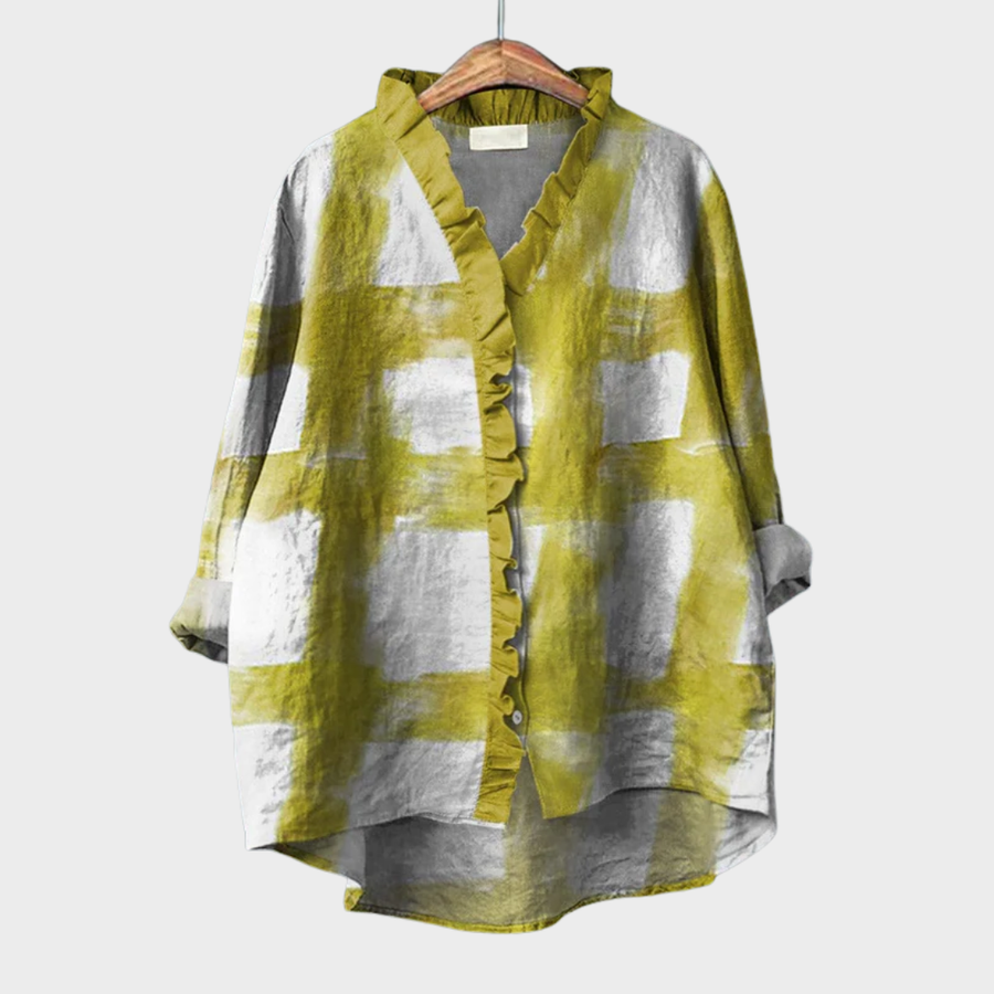 ELODIE SUMMER LINEN TOP