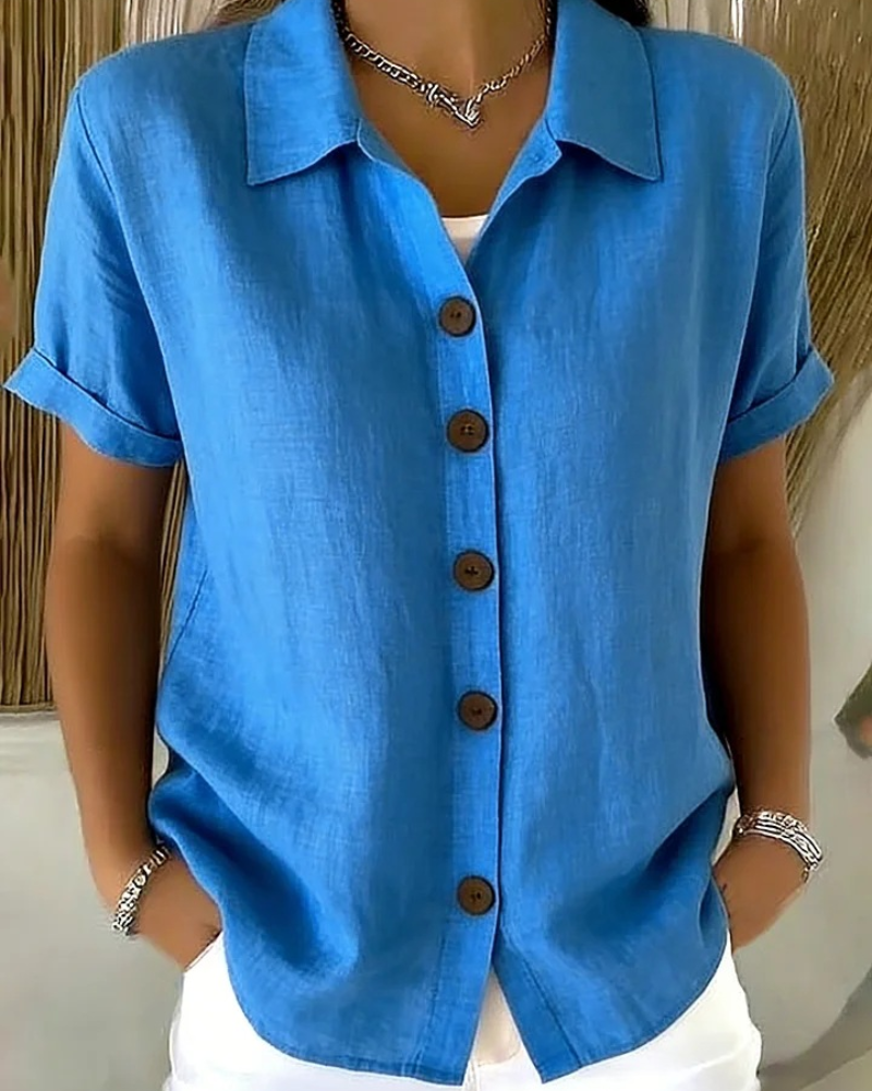Aurelia | Classic Button-Up Shirt