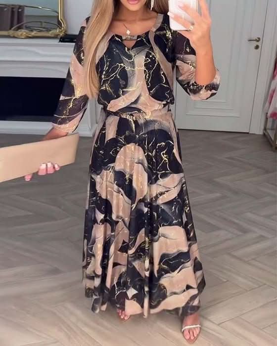 CAPRI SOFT DRAPE DRESS