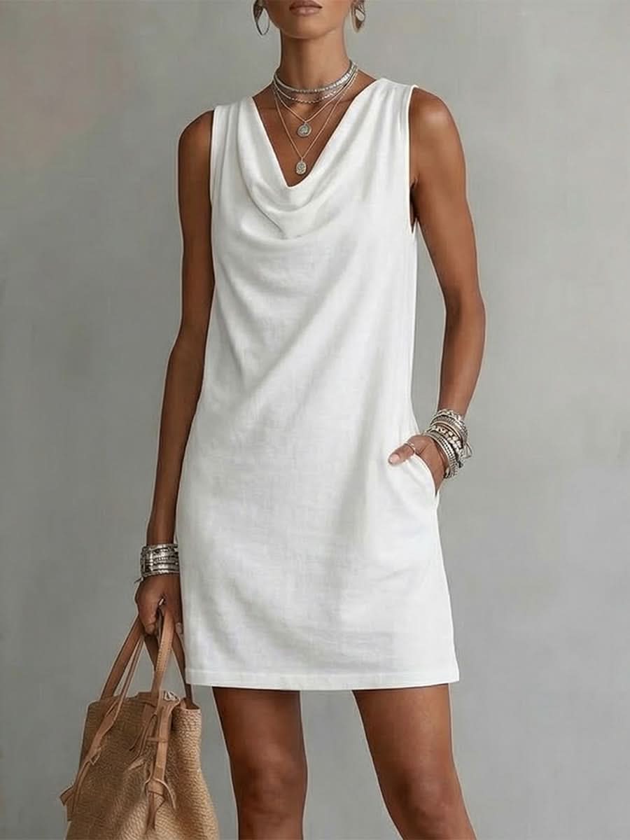 ELEANOR DRAPED DRESS