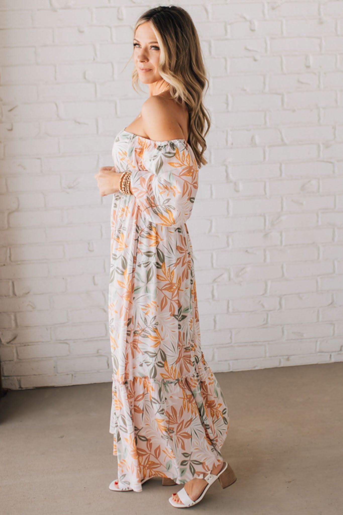 ELARA FLORAL MAXI DRESS