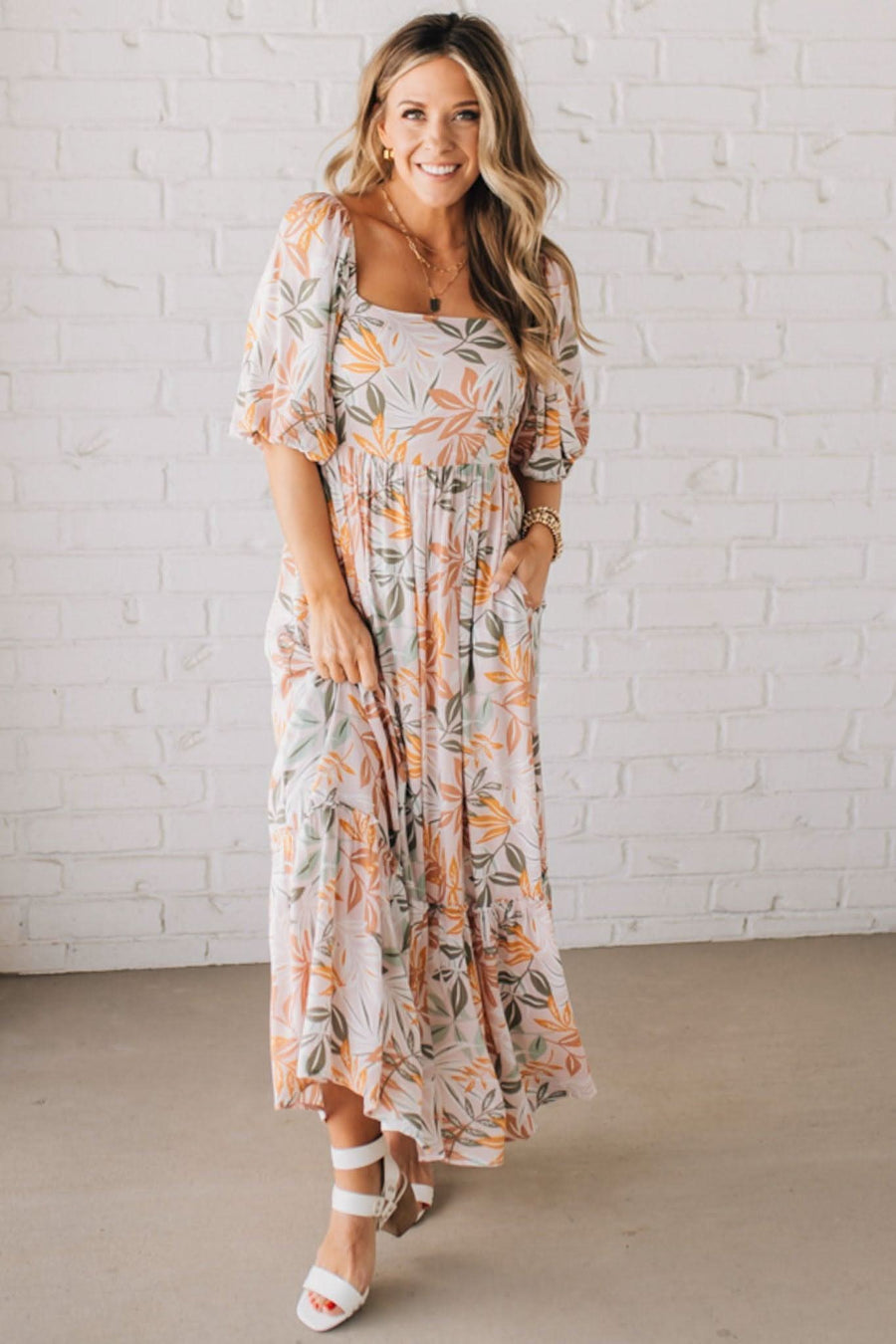 ELARA FLORAL MAXI DRESS