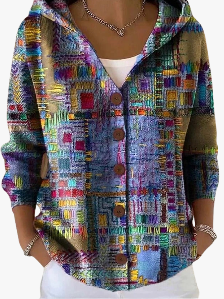 Emily | Patchwork Hooded Gilet