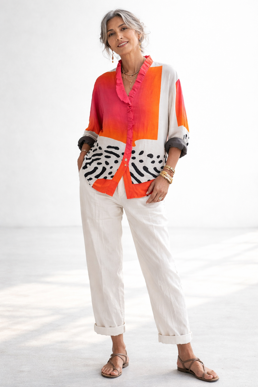 MARIEL LUMINOUS BLOUSE