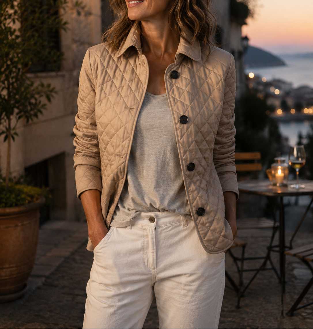 Céline | Elegant Quilted Jacket