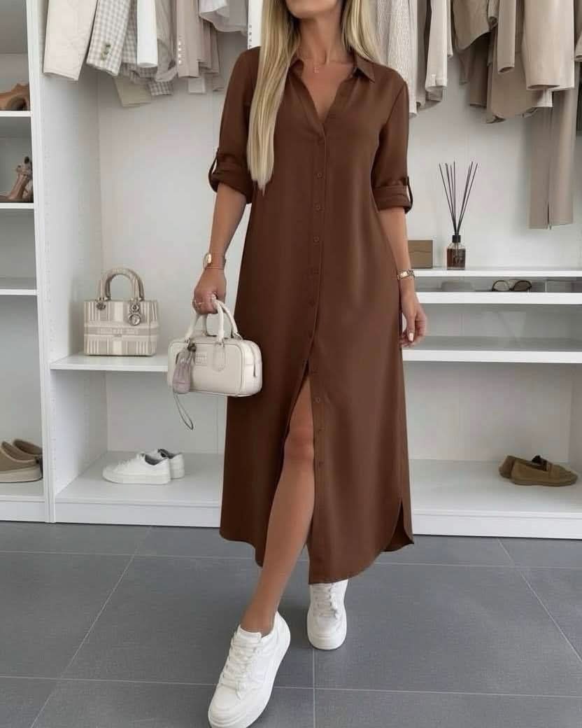 IVY BUTTON DRESS