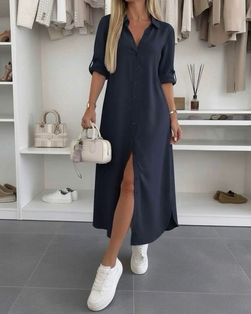 IVY BUTTON DRESS