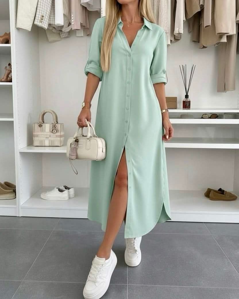 IVY BUTTON DRESS