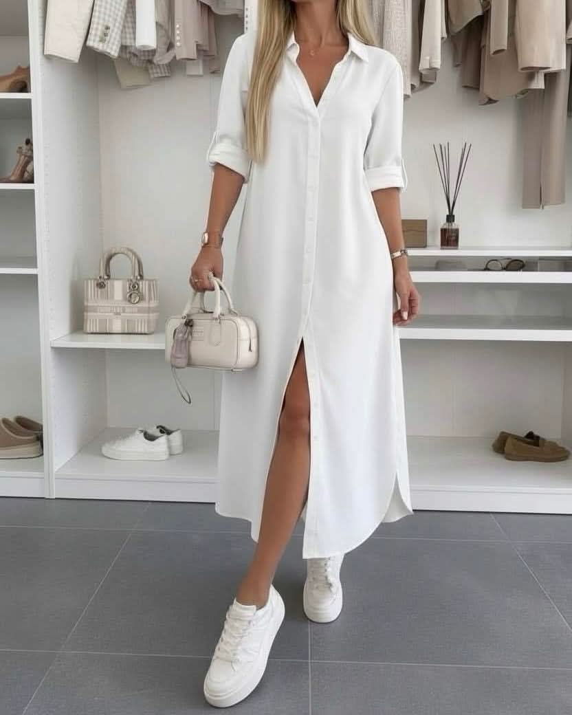 IVY BUTTON DRESS