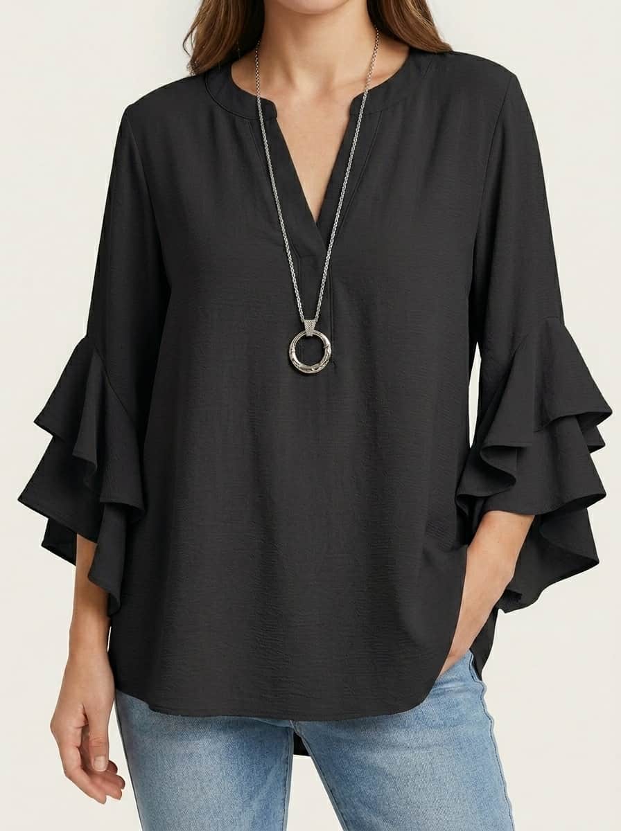 Azahar Blouse - Flowing Chiffon