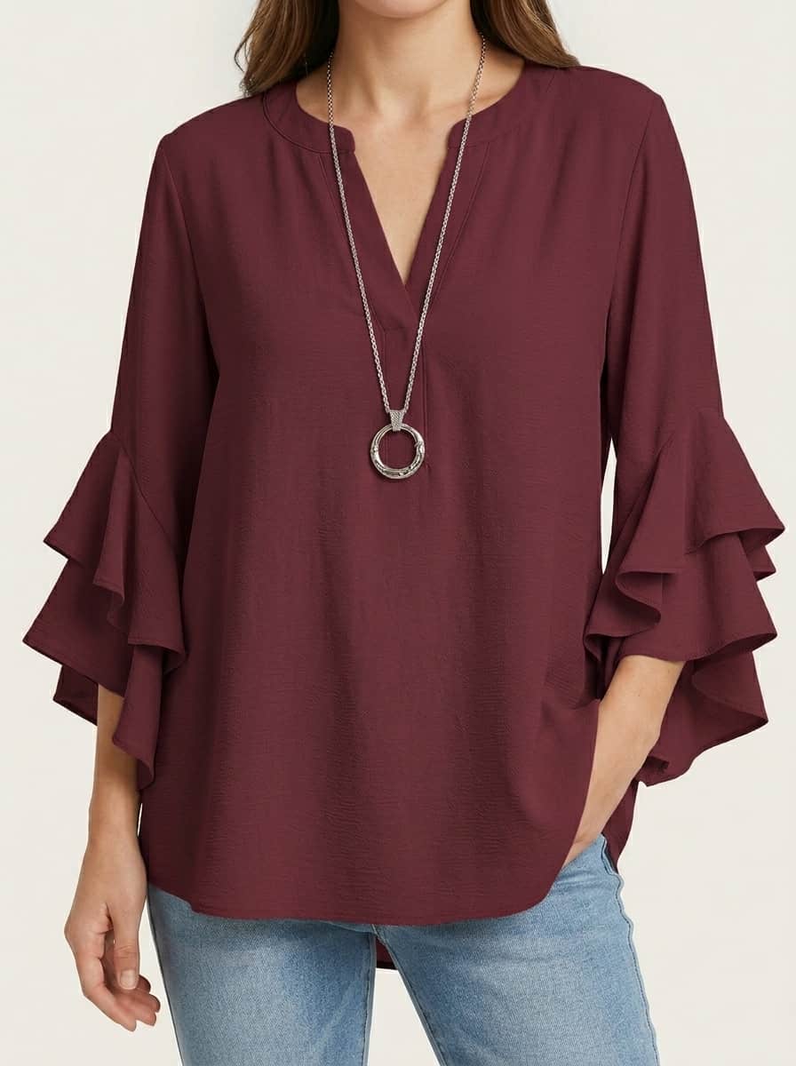 Azahar Blouse - Flowing Chiffon
