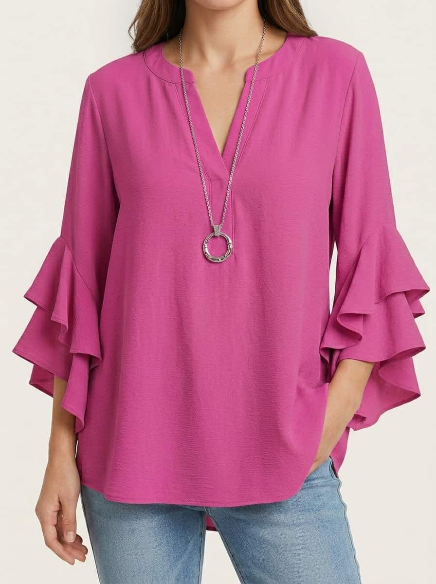 Azahar Blouse - Flowing Chiffon