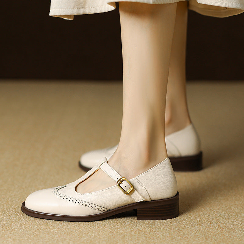 YSOLENNE | ELEGANT T-BAR MARY JANES