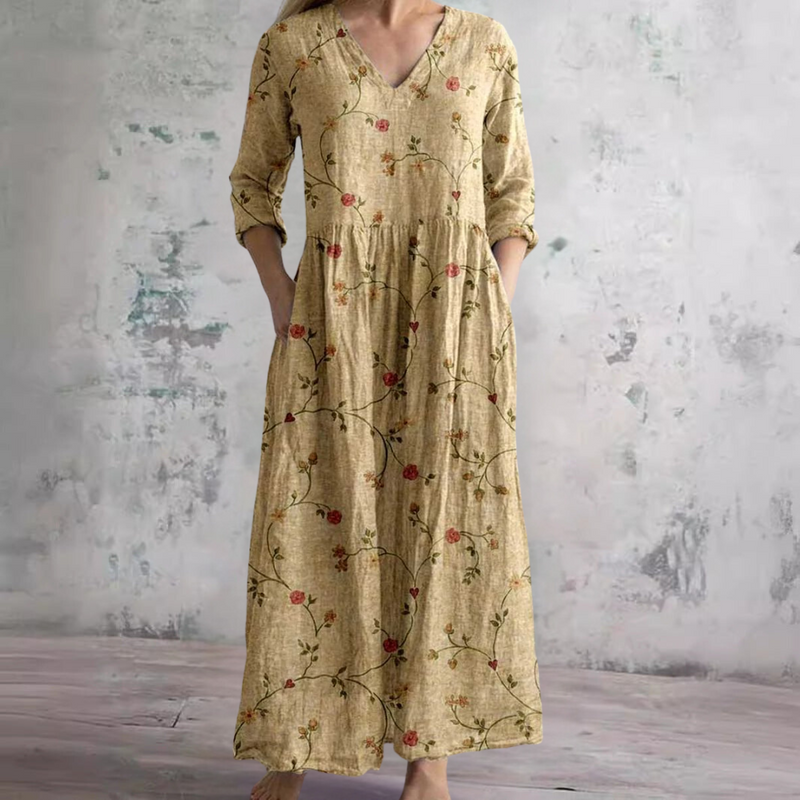 ALINA BLOSSOM MIDI DRESS