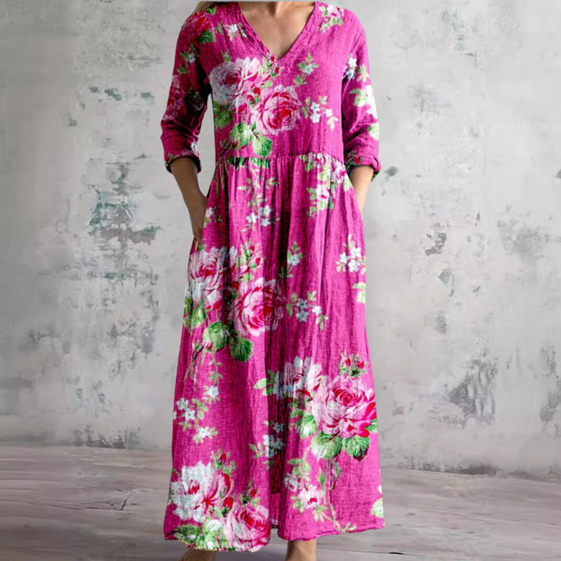 ALINA BLOSSOM MIDI DRESS