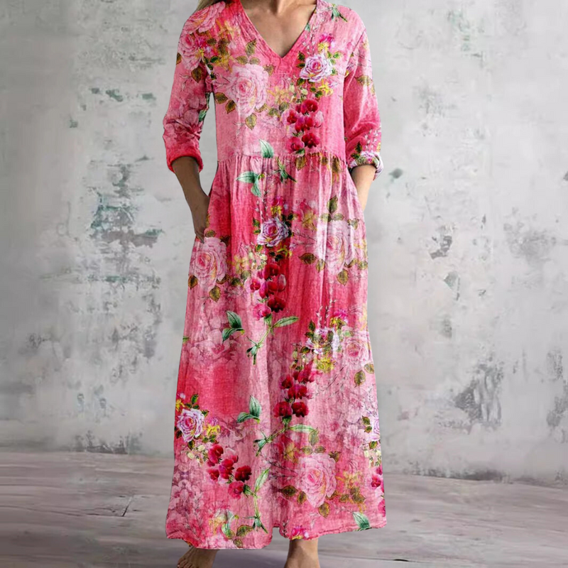 ALINA BLOSSOM MIDI DRESS