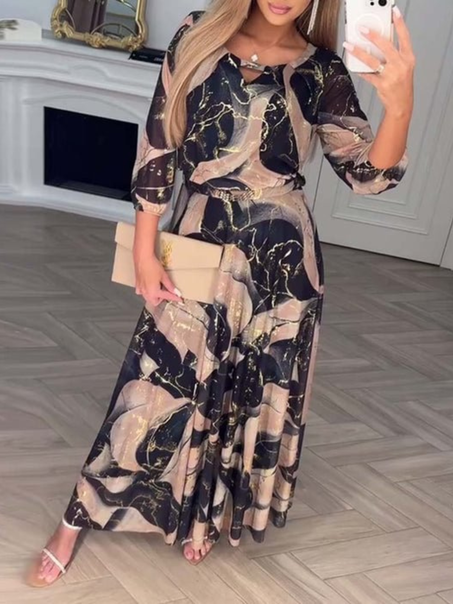 CAPRI SOFT DRAPE DRESS