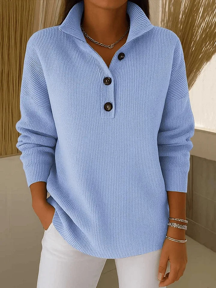 Florence™ | V-Neck Polo Jumper