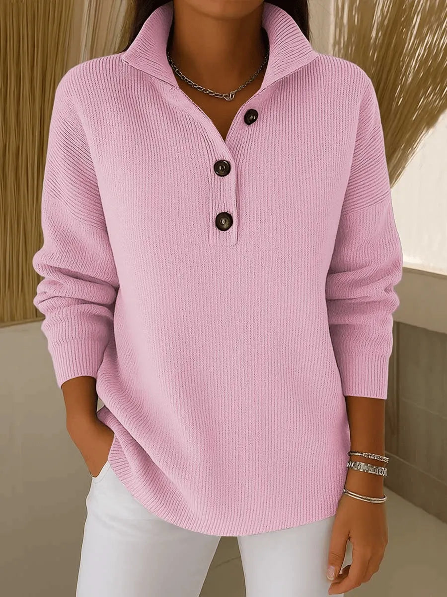 Florence™ | V-Neck Polo Jumper