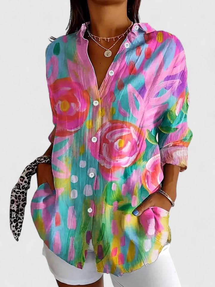 AMARA COLORBURST BLOUSE
